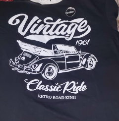 Vintage Classic Ride Hooded T-Shirt