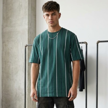 Street Flex Forest Oversized Men's T-Shirt