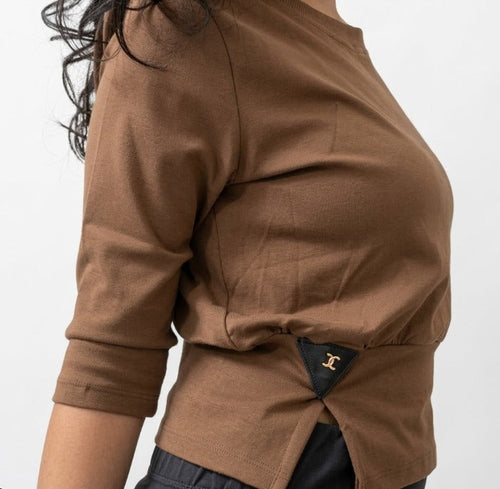 Chic Waist-Cinch Crop Top
