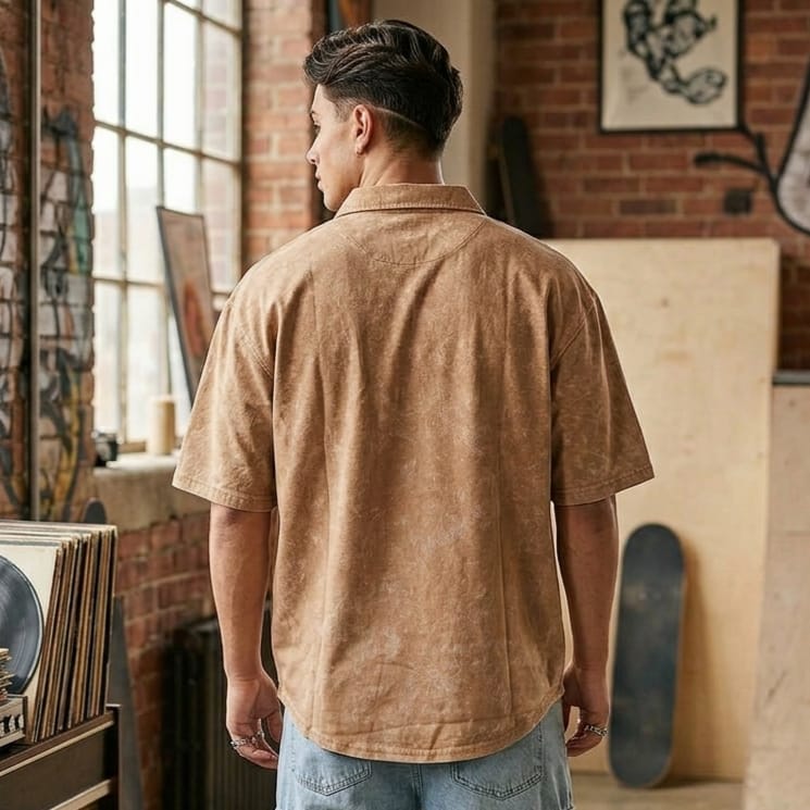 Acid Wash Men's  Shirt