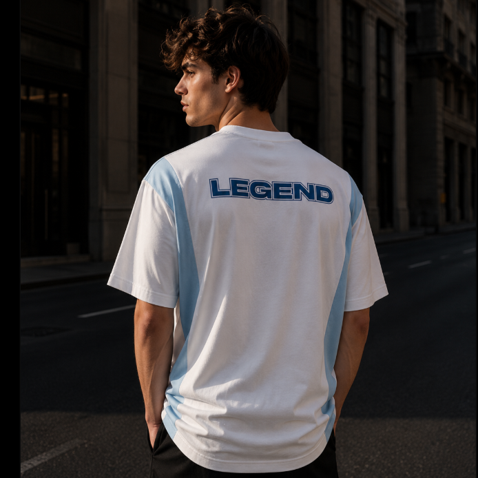 Legend No.3, 240+ GSM Pure Cotton Men's T-Shirt