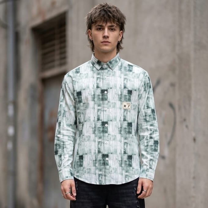 Moss Texture Men's T-Shirts