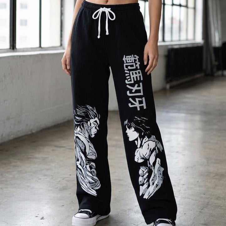 Anime Duel Wide Leg Jogger