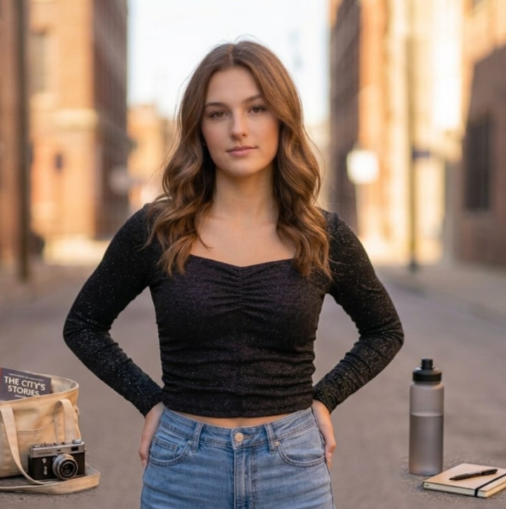 Black Ruched Glitter Padded Crop Top