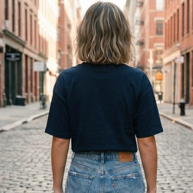 Minimalist Boxy Female T-Shirt