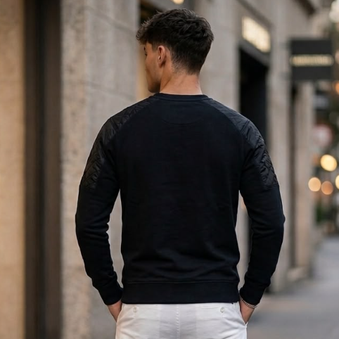 Midnight Oversized Crewneck Sweatshirt