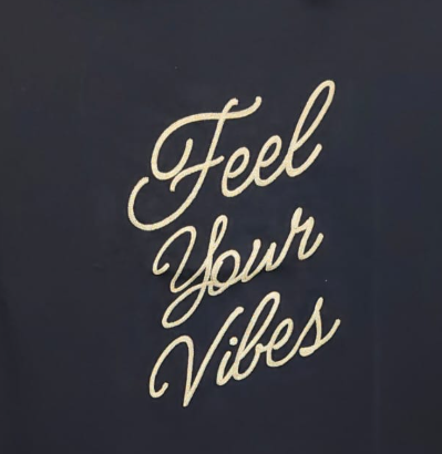 Feel Your Vibes High GSM Pure Cotton Men's T-Shirt