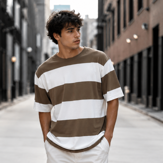 Classic Style High GSM Pure Cotton Men's T-Shirt