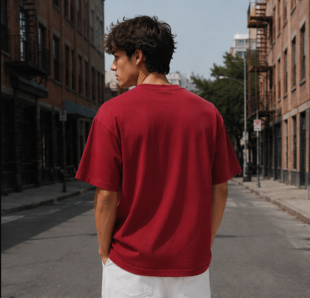 Oversized NYC Drift High GSM Pure Cotton Men's T-Shirt