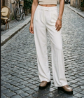 Minimal Straight Wide Female Pant