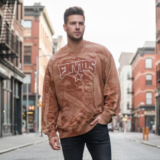 Cocoa Fade 240+ GSM Men's Sweatshirt