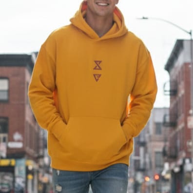 Sunset Pulse 300+ GSM Men's Hoodie