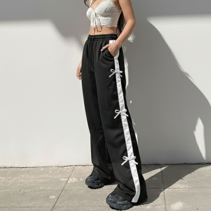 Female Elegant Bow Pants