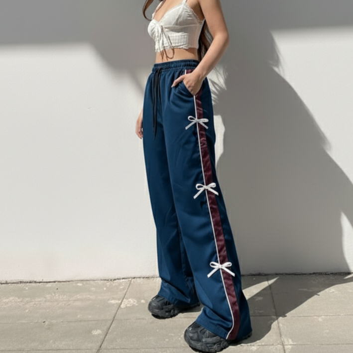 Female Elegant Bow Pants