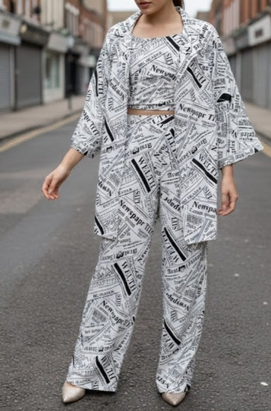 3 Piece Female Co-Ord Set