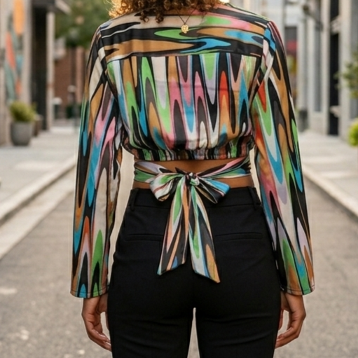 Floral Female Crop Top