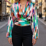 Floral Female Crop Top