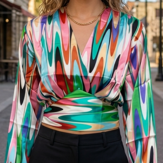 Floral Female Crop Top
