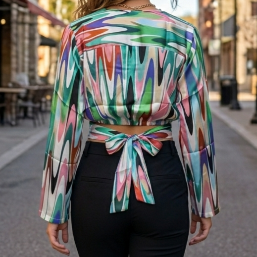 Floral Female Crop Top