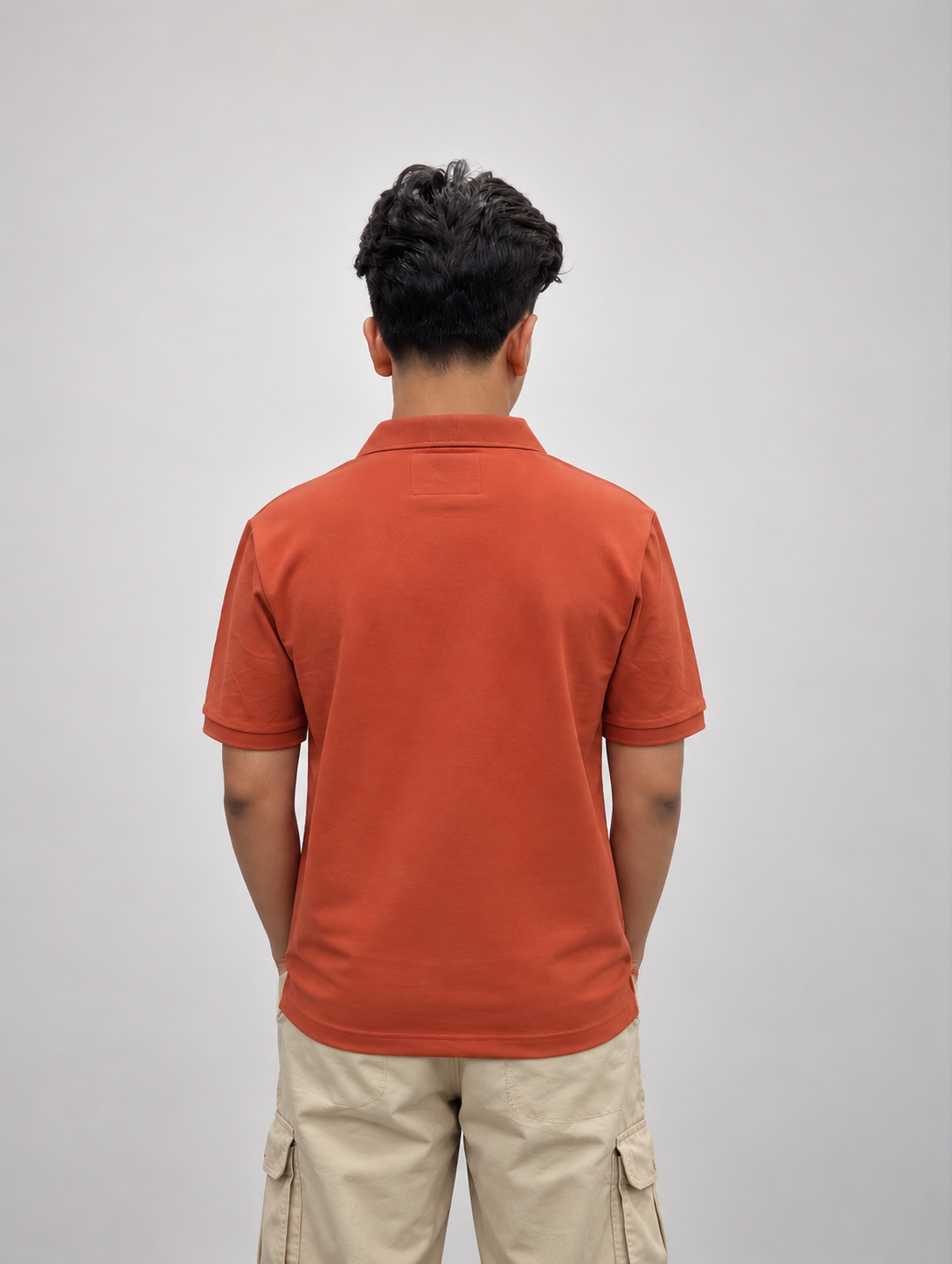 Rust Ember Polo T-Shirt