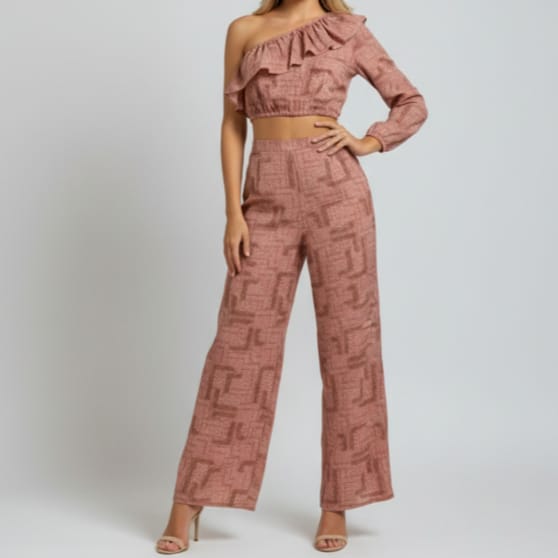 One-Shoulder Co-ord Set